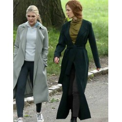 The Undoing Nicole Kidman Green Long Trench Coat